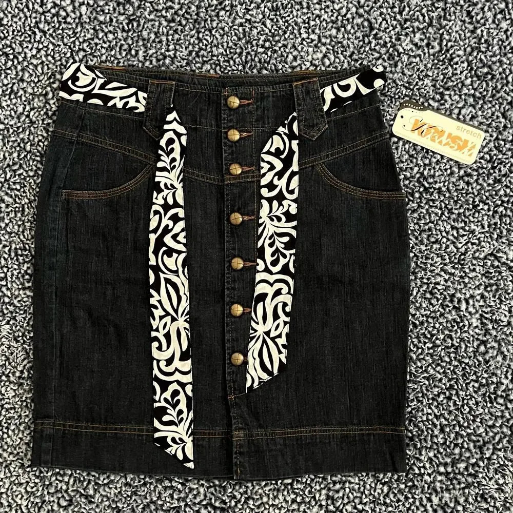 NWT - Krush - Women’s Jean Skirt - Size 2 - Picture 2 of 8